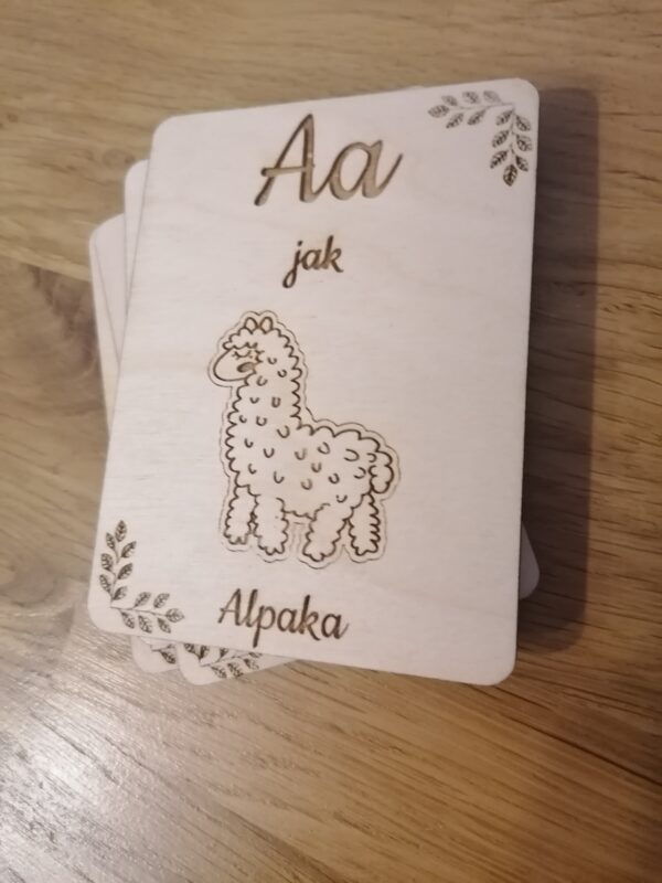 Karty do nauki alfabetu